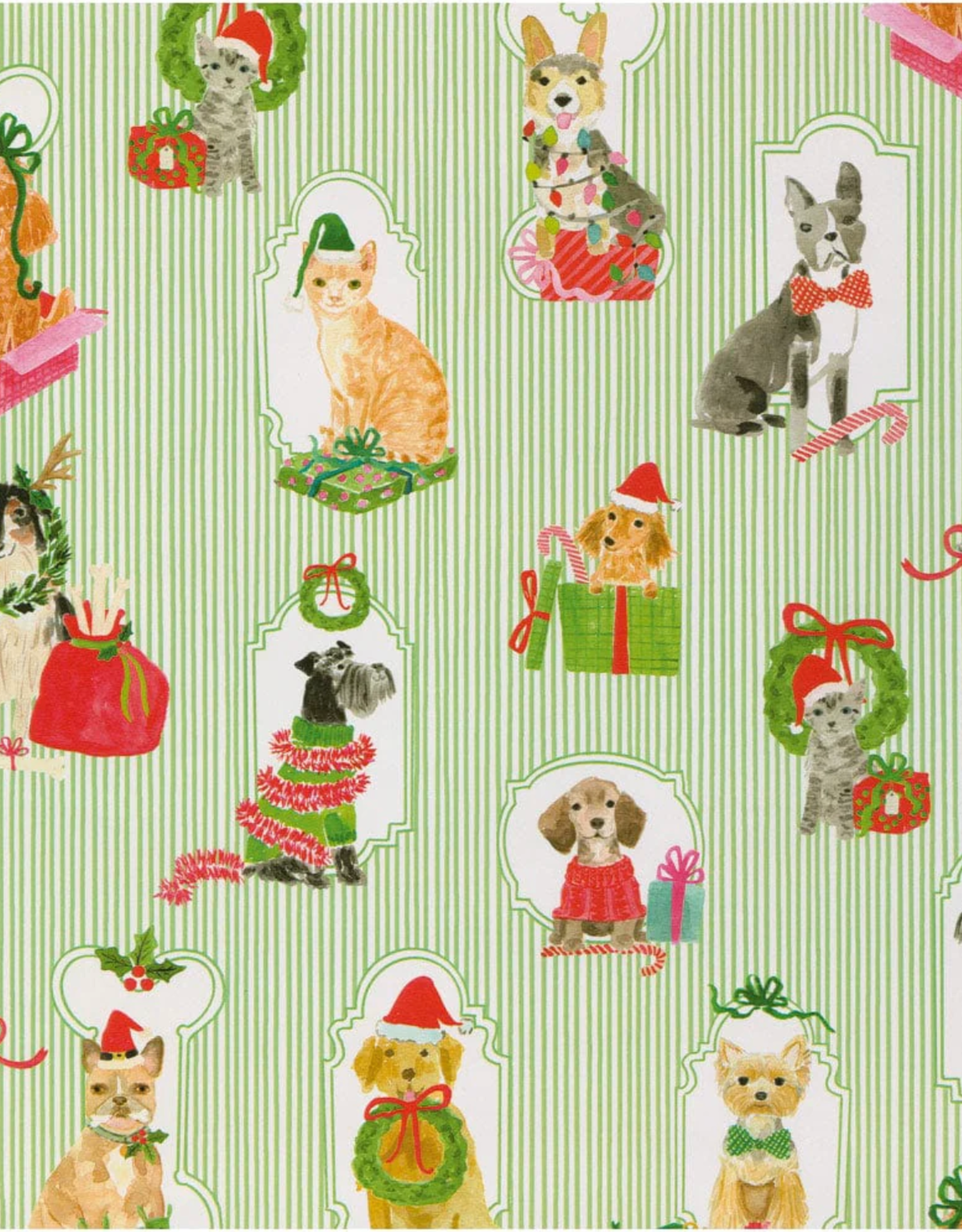 Caspari Roll Wrap Presenting Pets