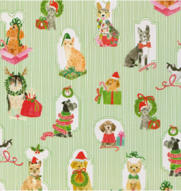 Caspari Roll Wrap Presenting Pets