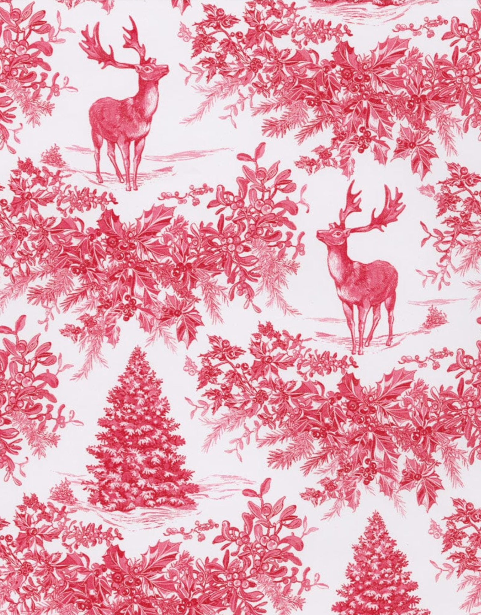 Roll Wrap Christmas Toile