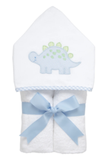 Three Marthas Everykid Towel Blue Dinosaur