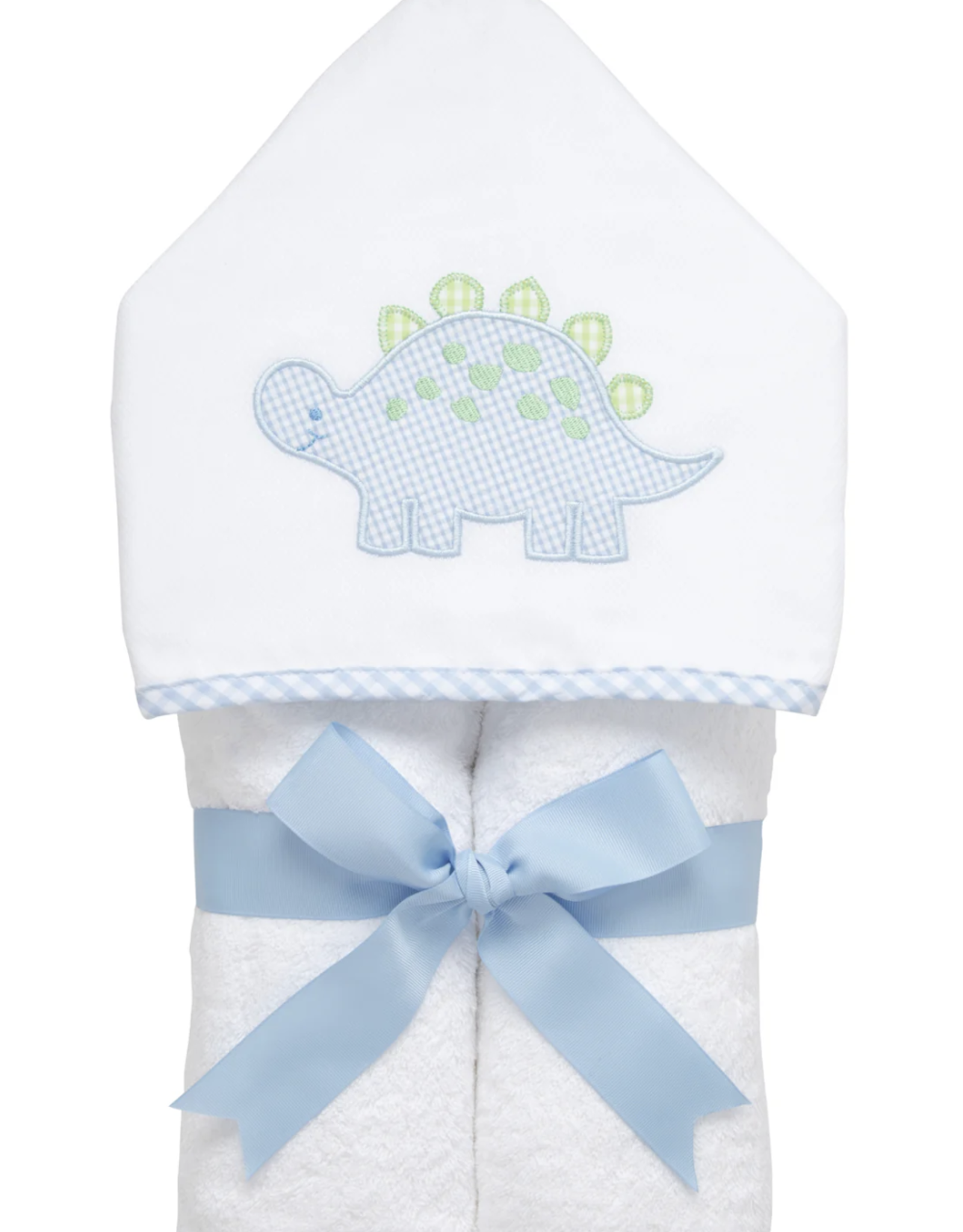 Three Marthas Everykid Towel Blue Dinosaur