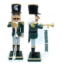 Santa's Workshop Michigan State Bugler 14" Nutcracker