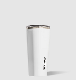 Corkcicle 16oz Tumbler  Gloss White