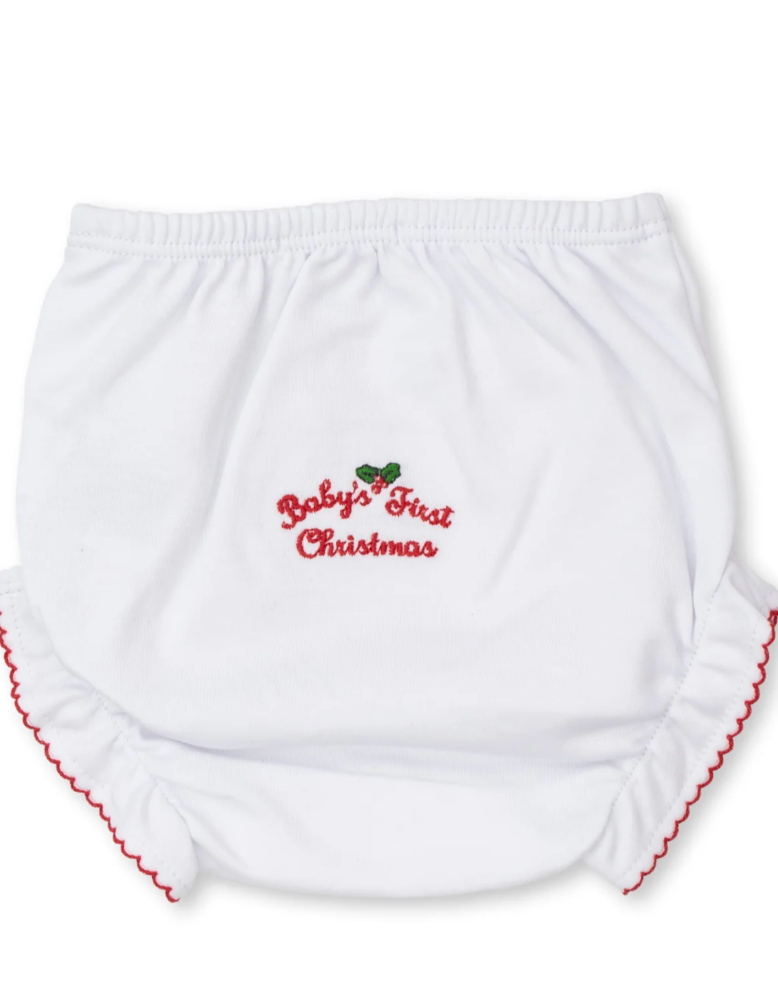 Kissy Kissy Diaper Cover First Christmas