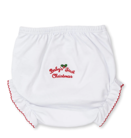 Kissy Kissy Diaper Cover First Christmas