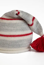 Melange Striped Santa Hat