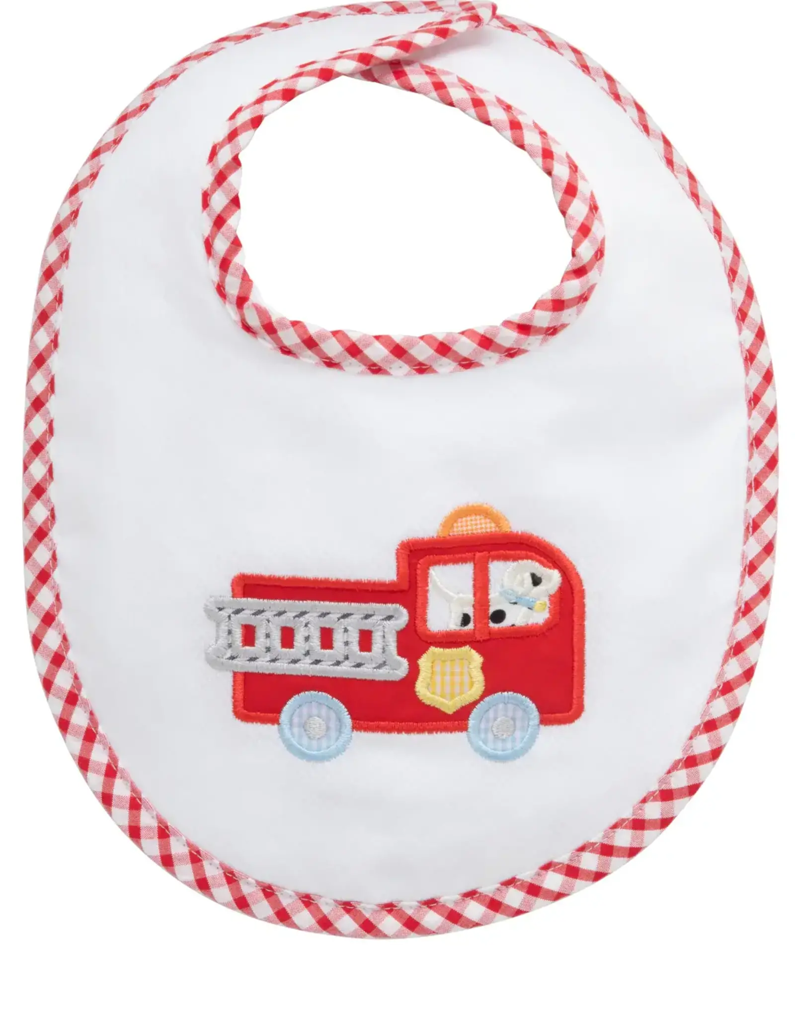 Three Marthas Basic Bib Fire Truck