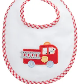 Three Marthas Basic Bib Fire Truck