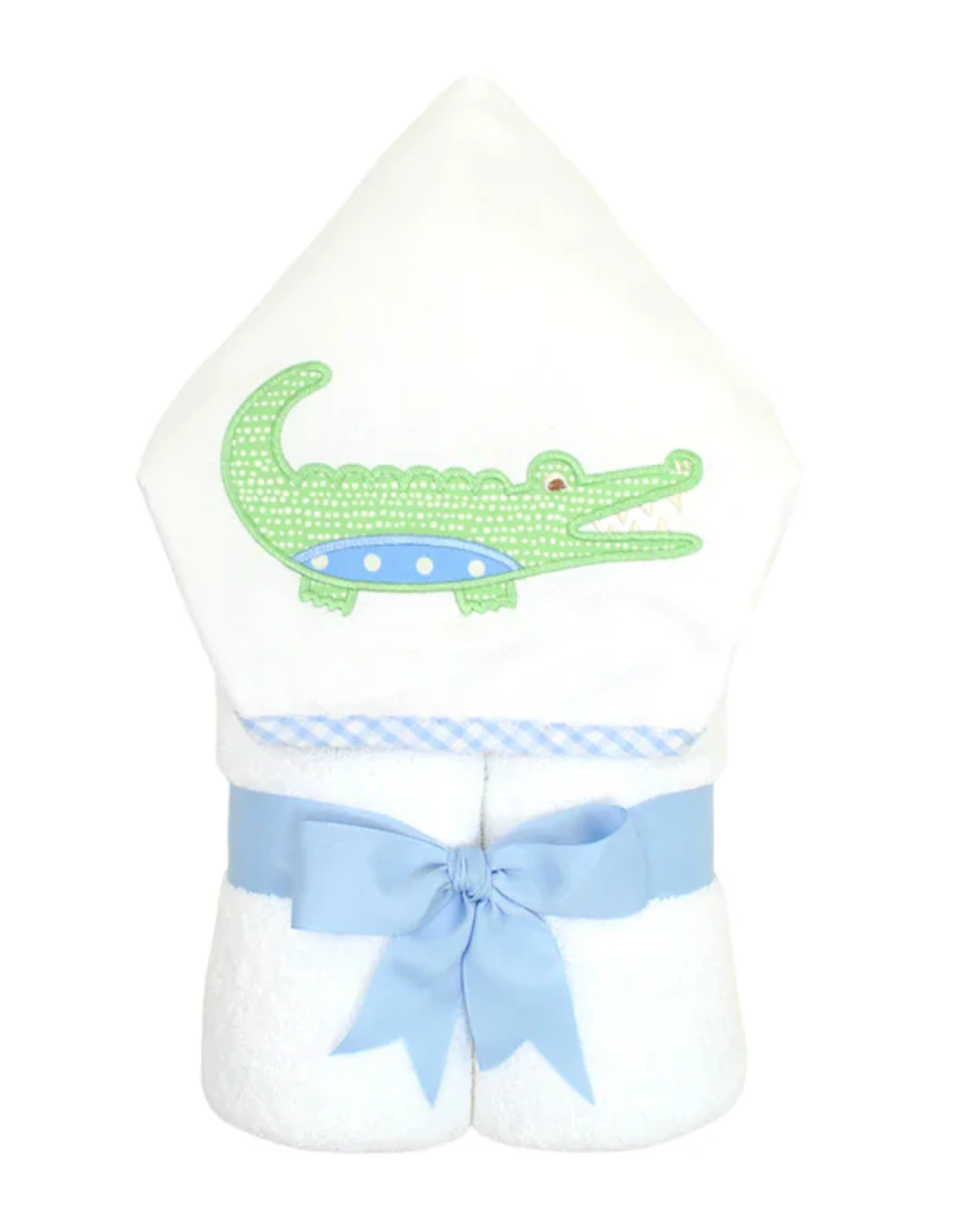 Three Marthas Everykid Towel Blue Alligator