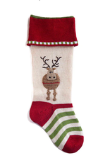 Melange Stocking  Reindeer