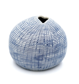 Art Floral Trading Blue Pebble Porcelain Bud Vase