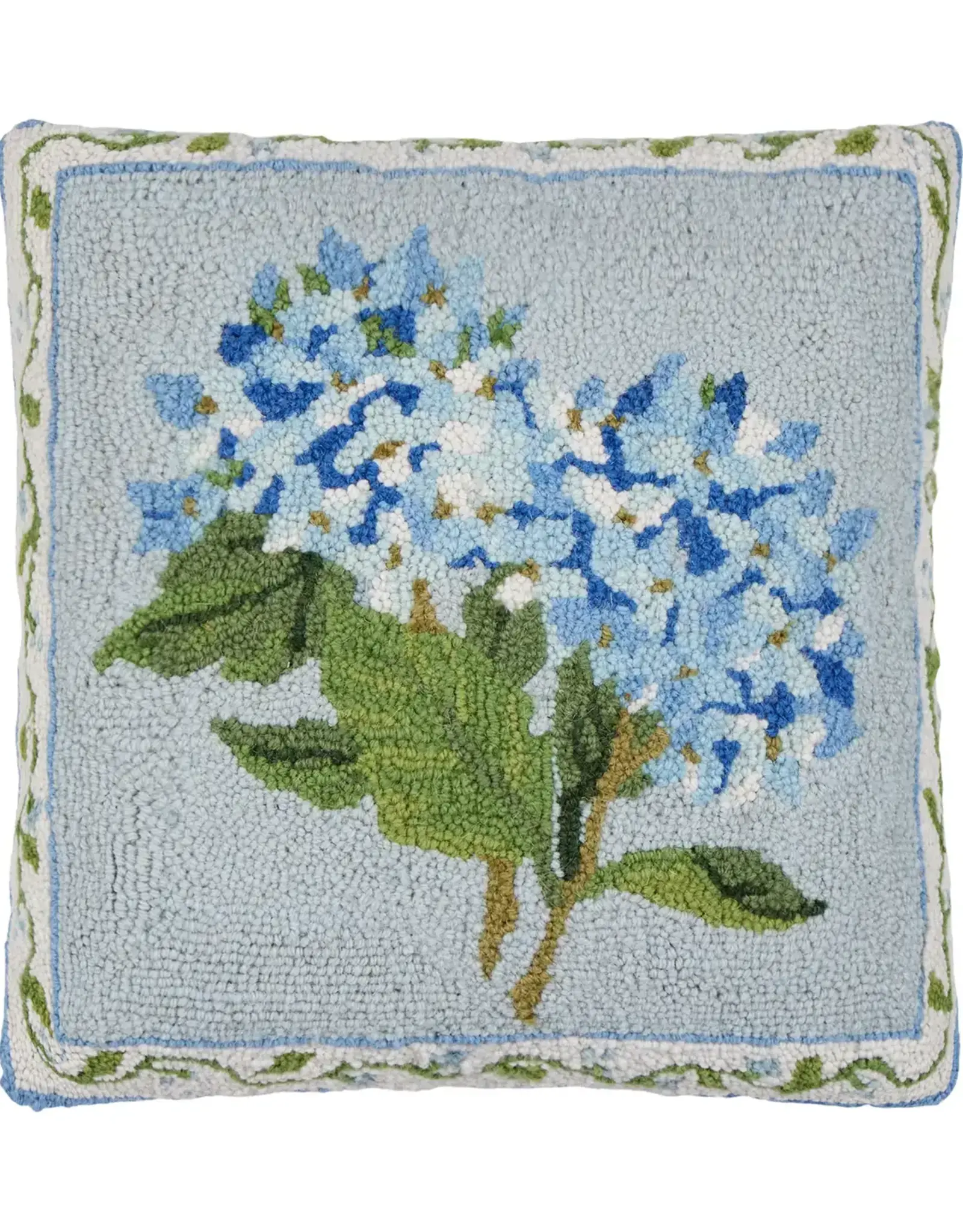 Blue Hydrangea Pillow