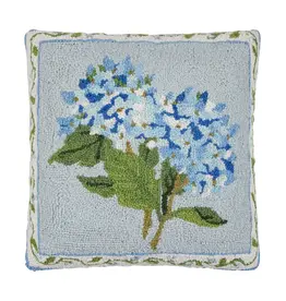 Blue Hydrangea Pillow