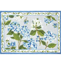 Blue Hydrangea Rug