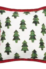 Plaid Trees Pillow