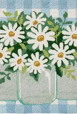 Rug Daisies in Jars