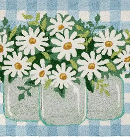 Rug Daisies in Jars