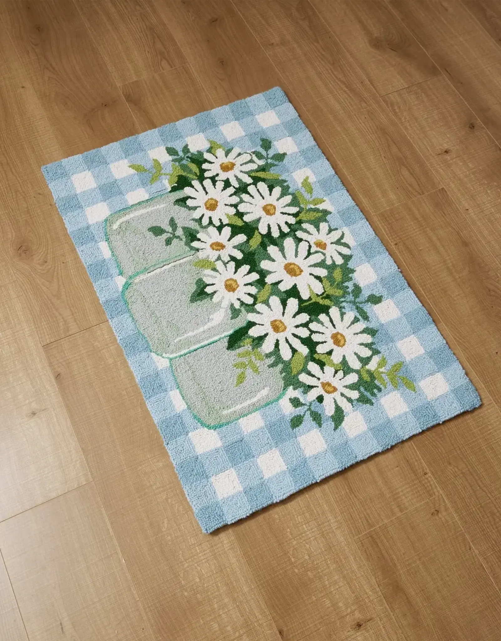 Rug Daisies in Jars