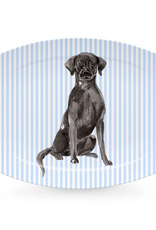 Mariposa Best Friends Black Lab Platter