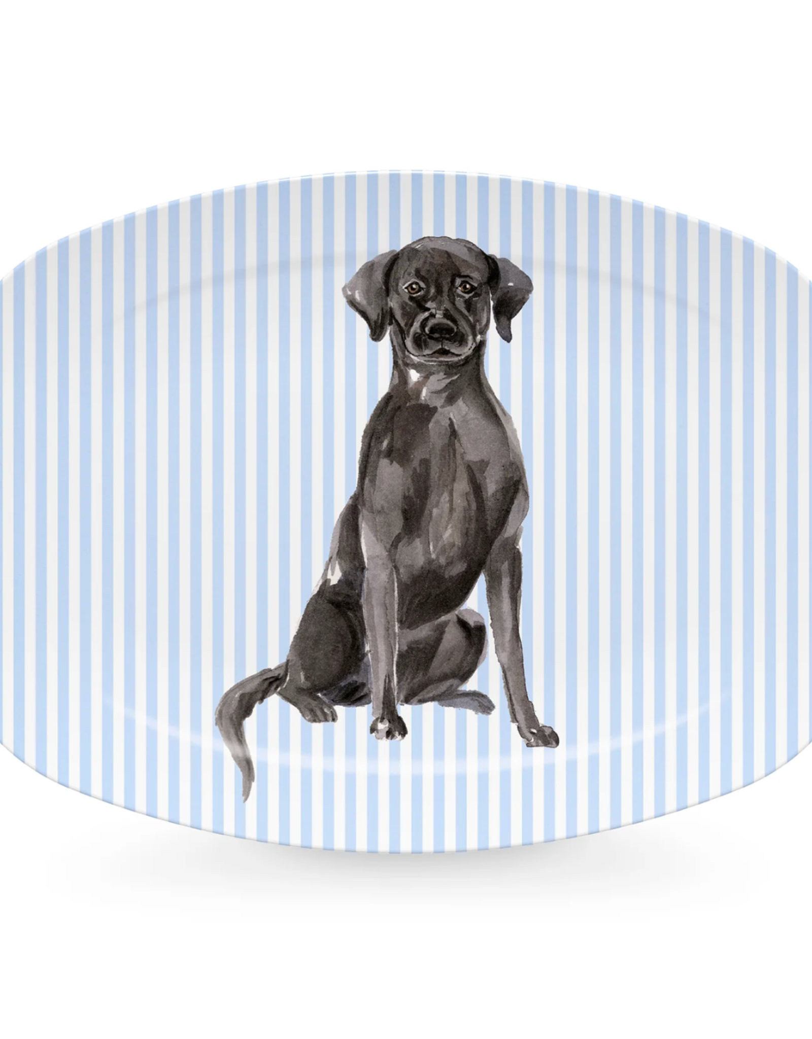 Mariposa Best Friends Black Lab Platter