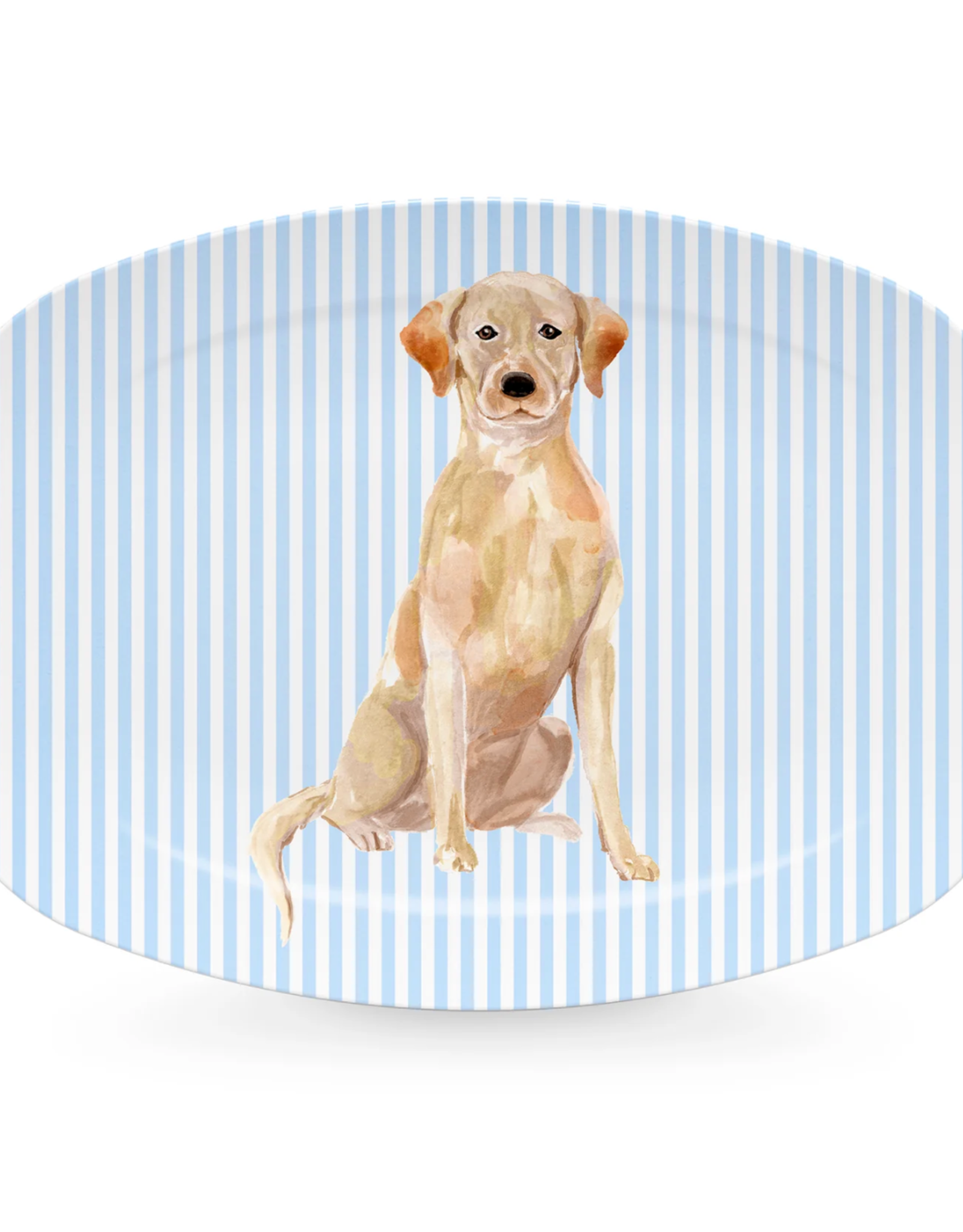 Mariposa Best Friends Yellow Lab Platter