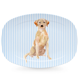 Mariposa Best Friends Yellow Lab Platter