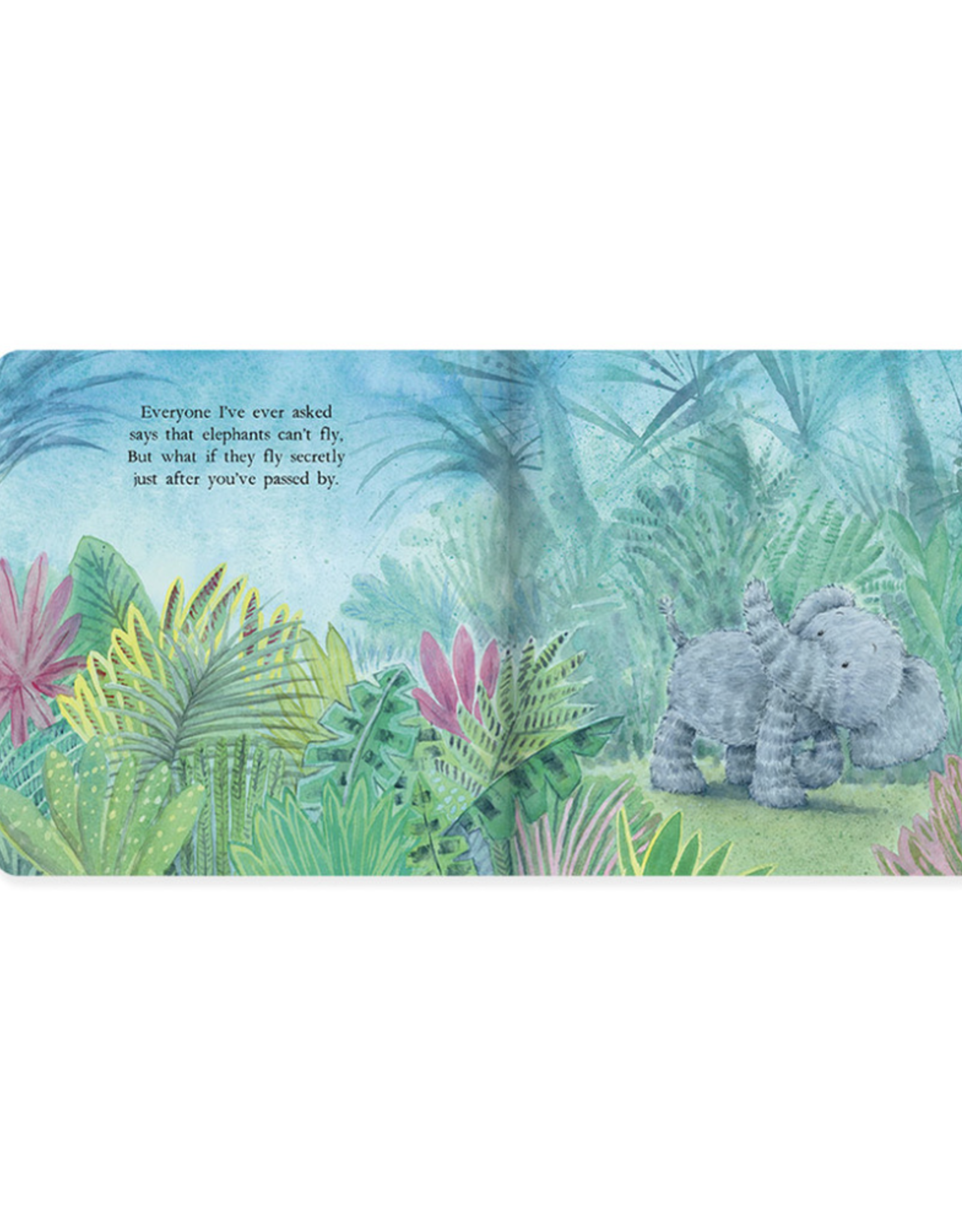 Jelly Cat Elephants Can't Fly Book