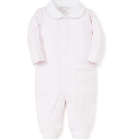 Kissy Kissy Stripe Footie Collar Pink 6-9 mo xx