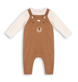 Viverano Organics Bear Overall & Bodysit