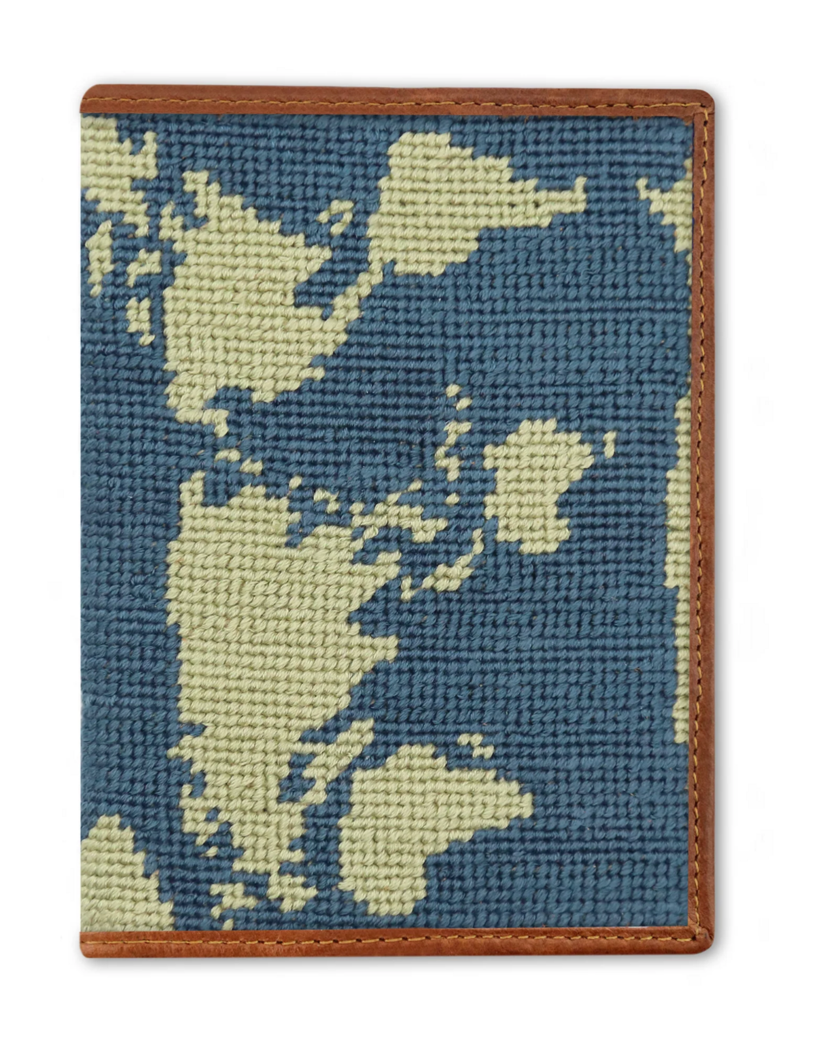 Smather's & Branson Passport Case World Map