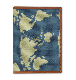 Smather's & Branson Passport Case World Map