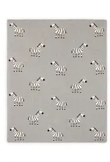 Viverano Organics Zebra - Organic Cotton Jacquard Knit Baby Blanket