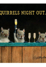 Paperproducts Design Squirrels  Night Out Beverage Napkin