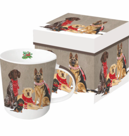 Paperproducts Design Mug in Gift Box Scarf Dogs