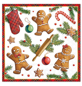 Paperproducts Design Gingerbread Cookies Luncheon Napkins