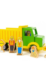 Jack Rabbit Creations Construction Crew Magnetic Truck Set