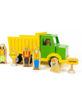 Jack Rabbit Creations Construction Crew Magnetic Truck Set