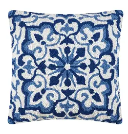 Blue Medallion Pillow