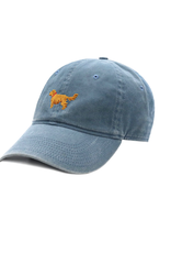 Smather's & Branson Twill Hat Golden Retriever Steel Blue