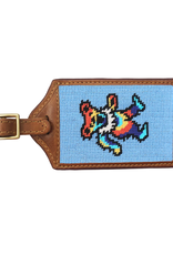 Smather's & Branson Luggage Tag Tie Dye Dancing Bear