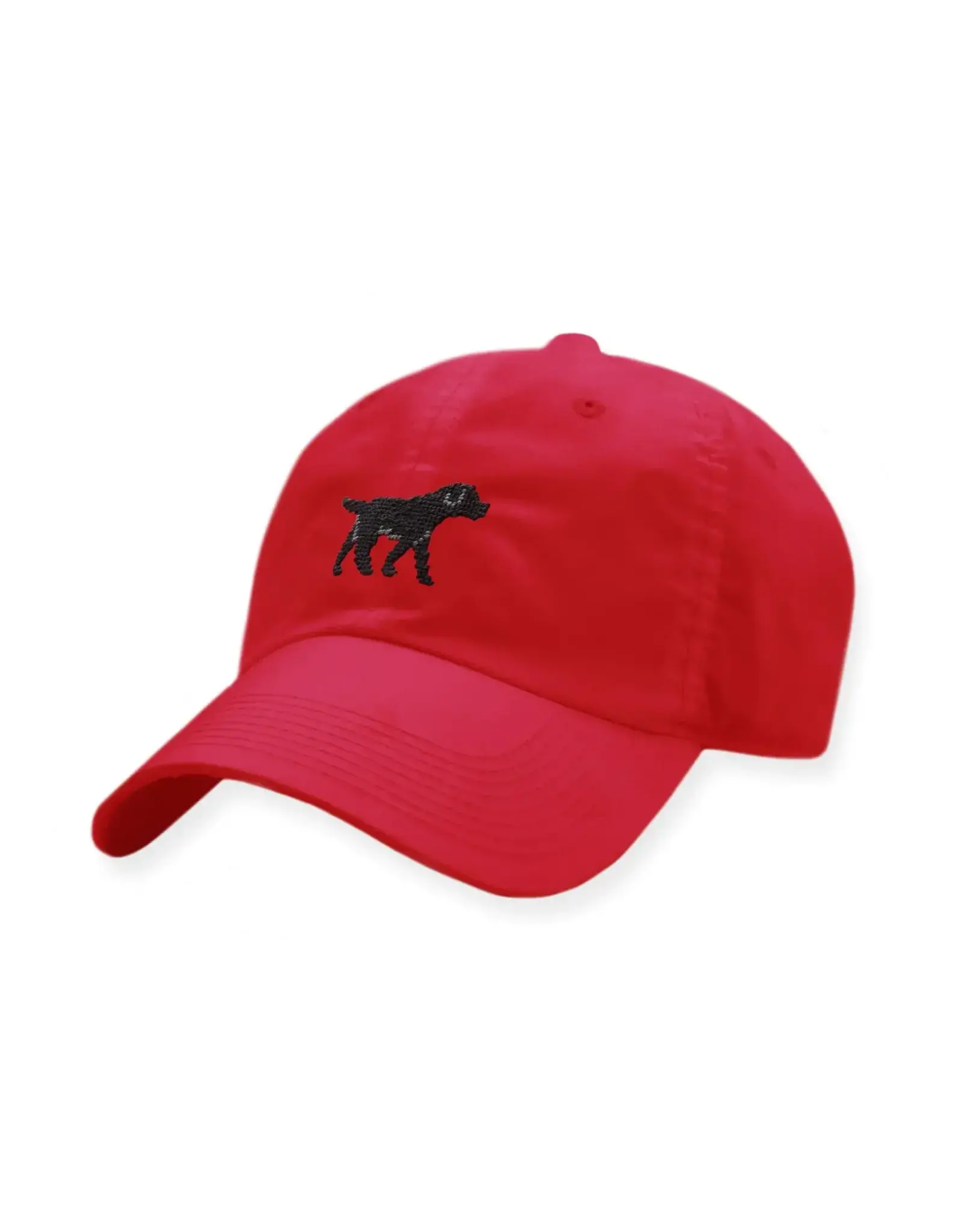 Smather's & Branson Hat Black Lab on Red Performance