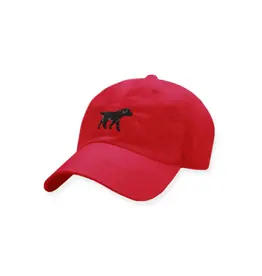 Smather's & Branson Hat Black Lab on Red Performance