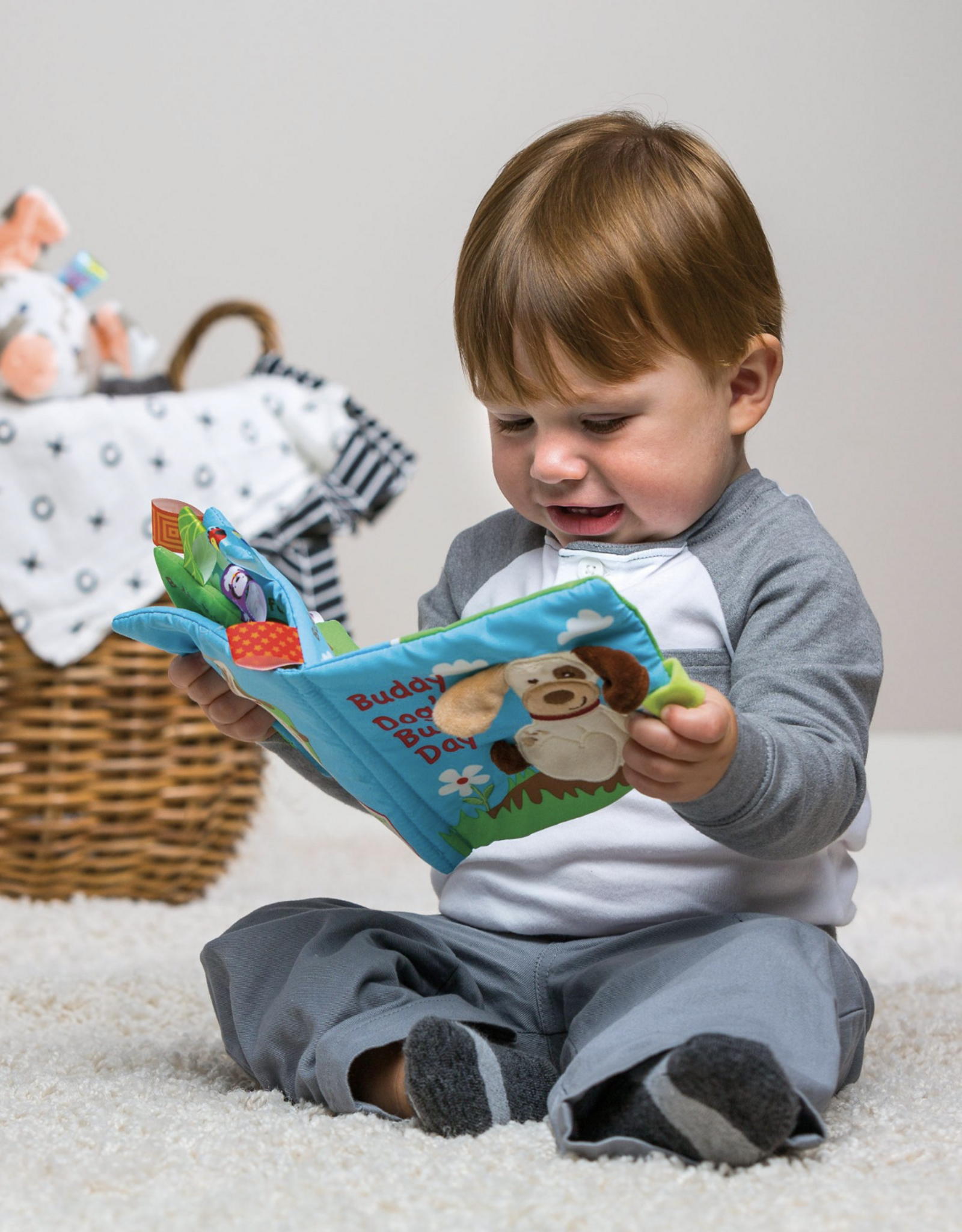 Mary Meyer Toys Taggies Buddy Dog Soft Book