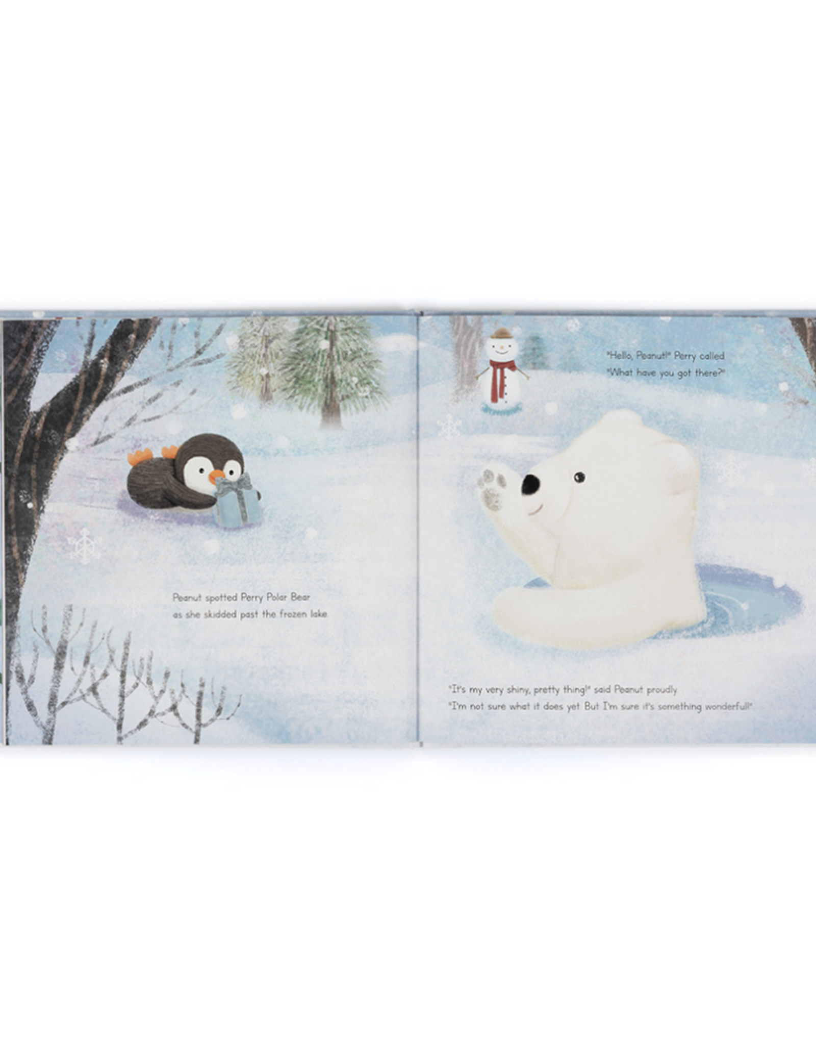 Jelly Cat Peanut Penguin's Perfect Present