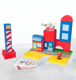 Just Think Toys Coast Guard Bath Blocks