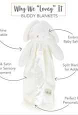 Bunnies by the Bay Buddy Blanket Bun Bun White Bunny
