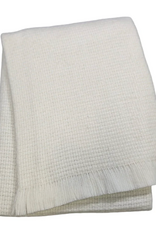 A Soft Idea Grain of Rice Baby Blanket Cream