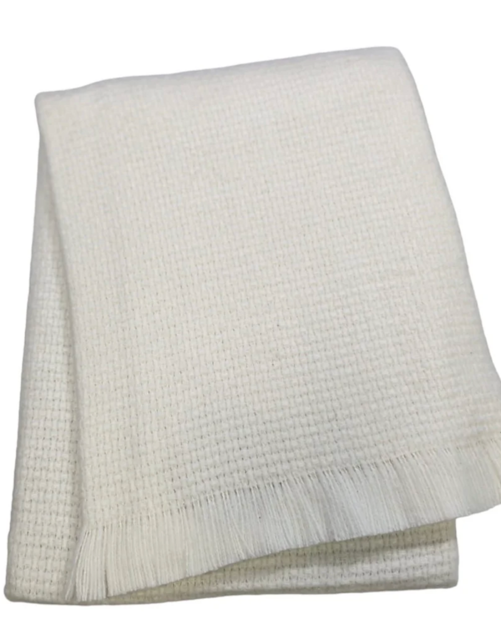 A Soft Idea Grain of Rice Baby Blanket Cream