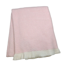 A Soft Idea Grain of Rice Baby Blanket Pink