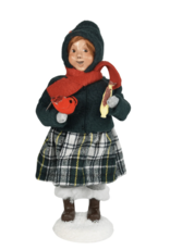 Byer's Choice Girl /cardinal